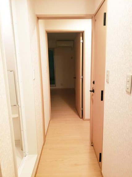フラッツ白石の玄関