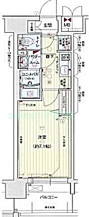プレサンス大須観音の間取り