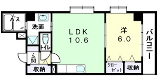 【間取り】 | エーデルワイス本所 | 間取りです。