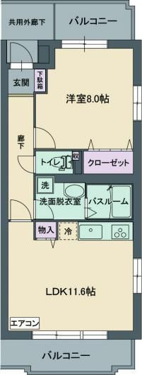 グリーングラスＮの間取り