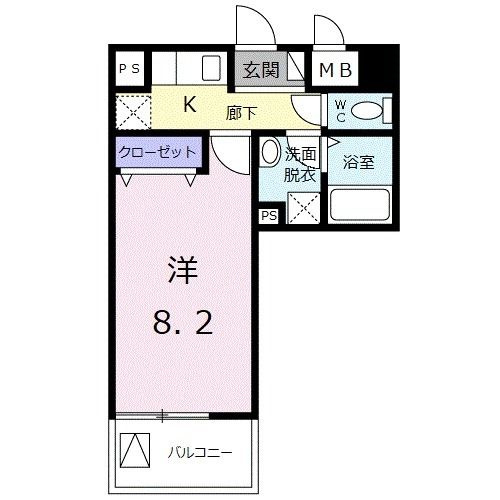 コーラル　グランの間取り|間取りです。