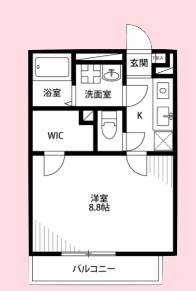アムール　ブリリオンの間取り