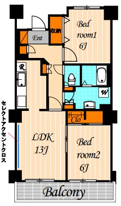 【間取り】 | クローネ芦花