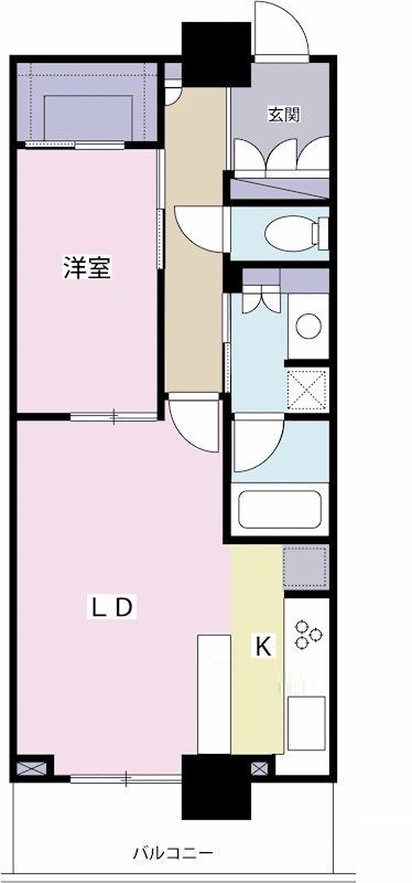 ベイクレストタワーの間取り|間取りです。