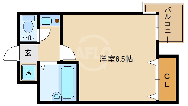 大国町青山ビル別館の間取り|大国町青山ビル別館　間取り