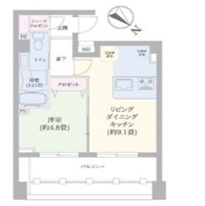 シンシティー町屋の間取り