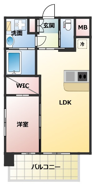 プレジオ三国ASIANの間取り