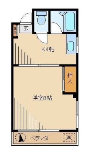 ジェーエスハイム下井草の間取り