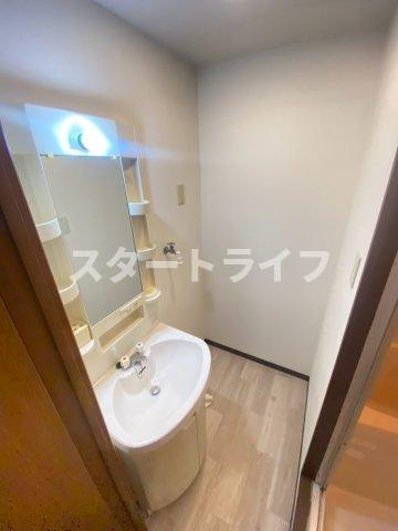 大阪市淀川区新高５丁目の賃貸マンションの洗面所