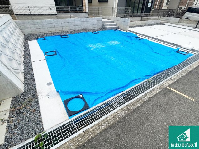 堺市南区新檜尾台　第2期　新築一戸建ての駐車場|駐車スペース！散水栓があるので、こまめに愛車を洗えます！