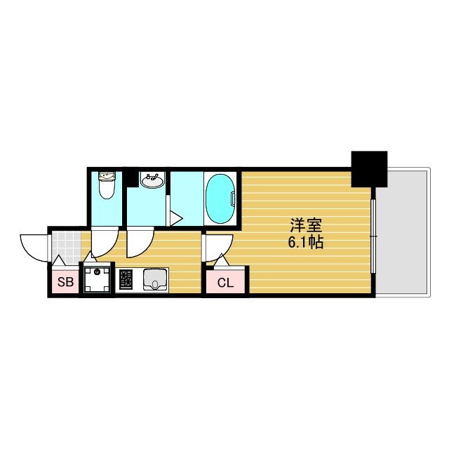 メインステージ大阪North Markの間取り