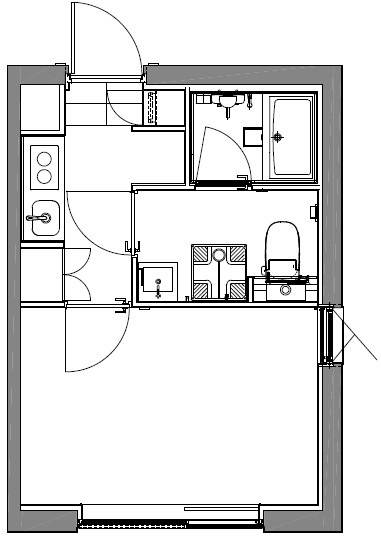 板橋区東新町１丁目の賃貸マンションの間取り