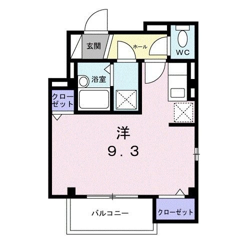 メゾン三光Ⅱの間取り|間取りです。