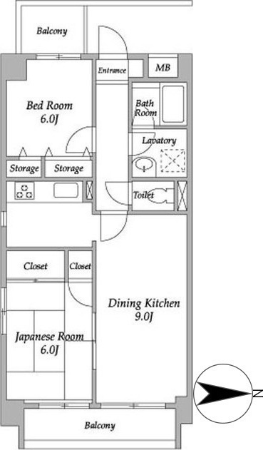 ラフィネ武蔵小山の間取り