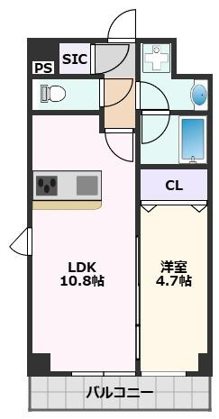 【間取り】 | シャトー吉富