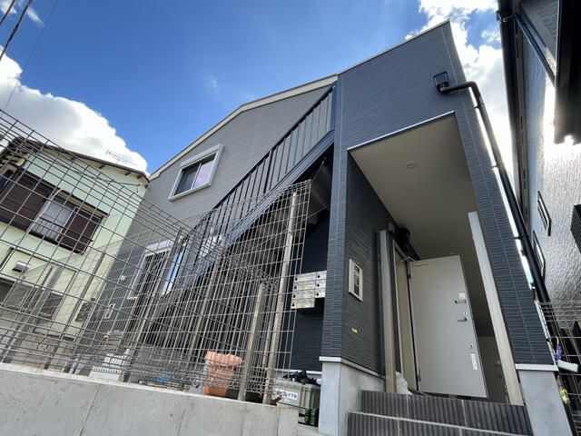 松戸市二ツ木のアパートの外観