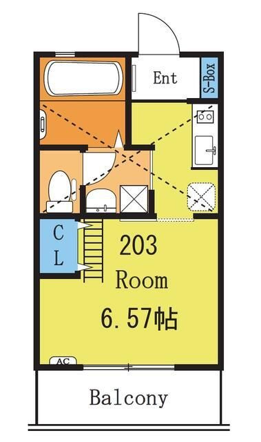 Ｌｏｆｔｉａ（ロフティア）伍番館の間取り