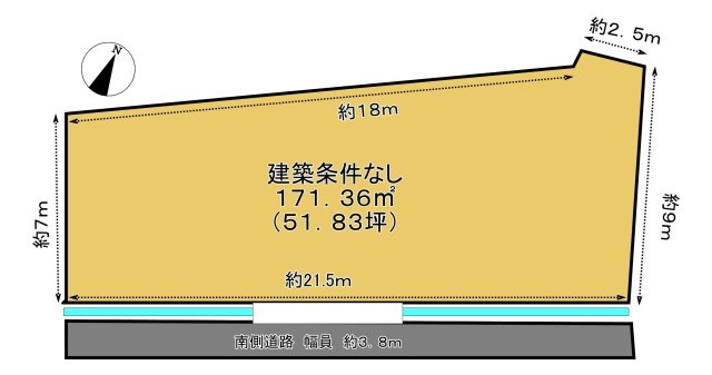 赤坂町　730万の土地図