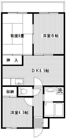 アースコンセプト綱島の間取り