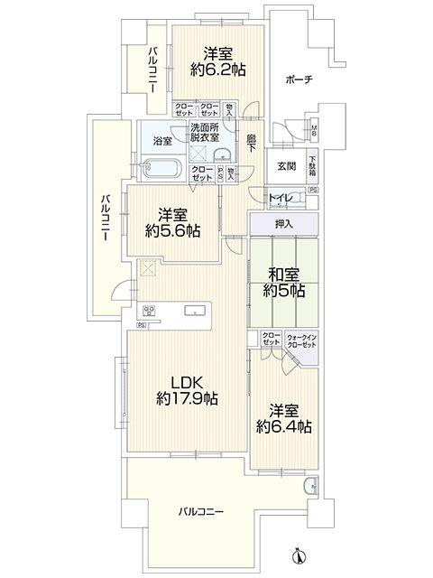 アソシアテラス博多南の間取り|間取り