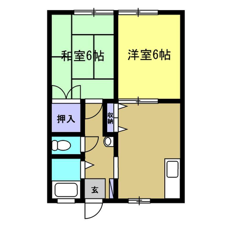 岡戸アーバンハイツの間取り