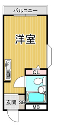 ジャルダン宝塚弐番館の間取り