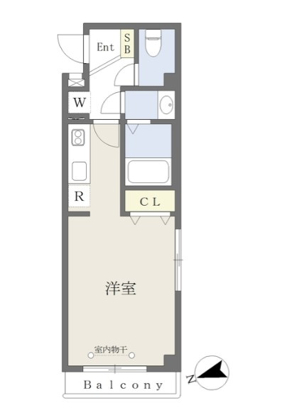 YASUIビル第11の間取り