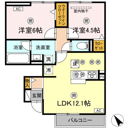 ラ・グランシューズの間取り