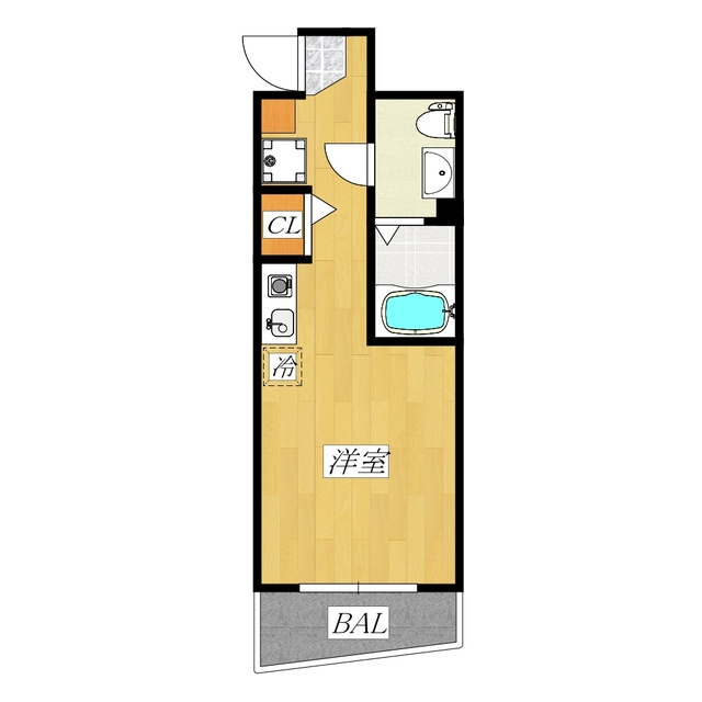 リタ十条の間取り|角部屋です☆