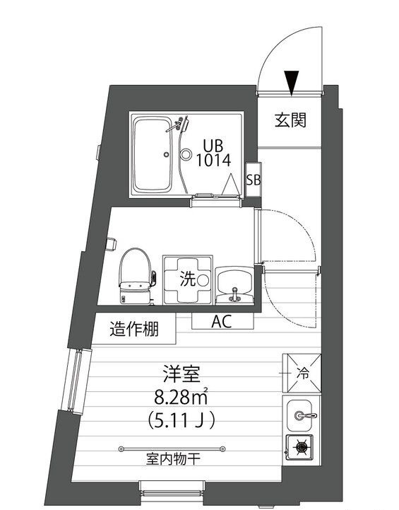 リバース町屋の間取り|間取りです。