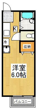 パストラル西生田の間取り