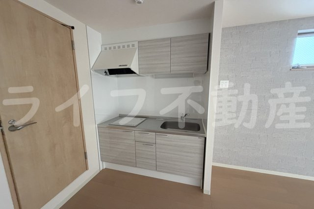 F+style東大阪吉松のキッチン|コンパクトなキッチンで掃除もラクラク