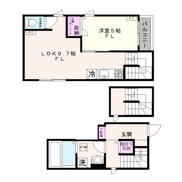 ヴィレッタ の間取り|間取りです。