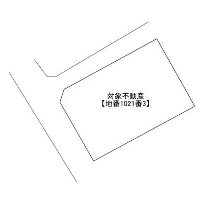 【区画図】 | 南あわじ市八木養宜上売土地【地番1021番83】 | 図面と現況が異なる場合は現況優先です。