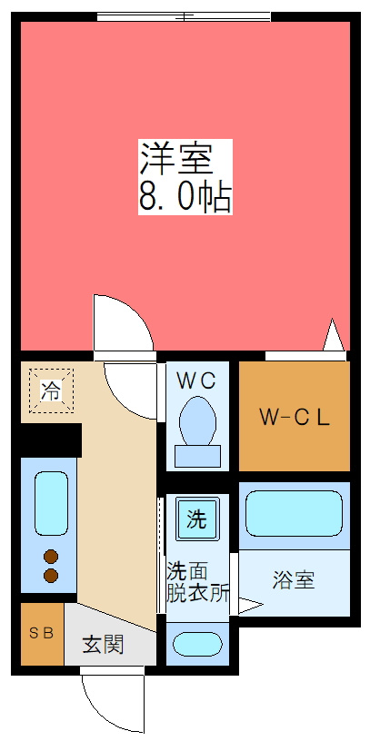 monad SASAZUKAの間取り