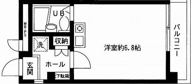 フェリエ四谷の間取り|間取りです。