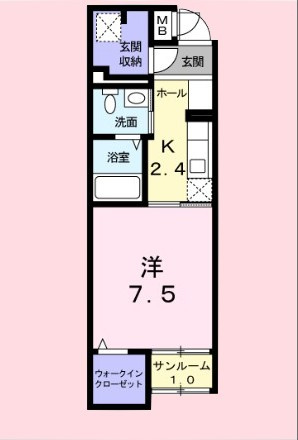 クレメント武蔵浦和　の間取り