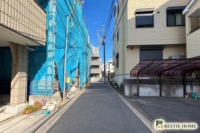 ■BESTie100■桜木町歩9分♪床暖房♪2駅利用可♪ビルトイン車庫♪2LDKの前面道路含む現地写真|前面道路含む現地写真です。