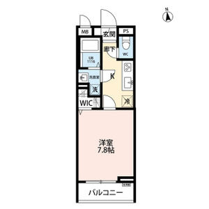 リコルテ　パルファン　　　刈谷市近郊の賃貸はクラスホームの間取り