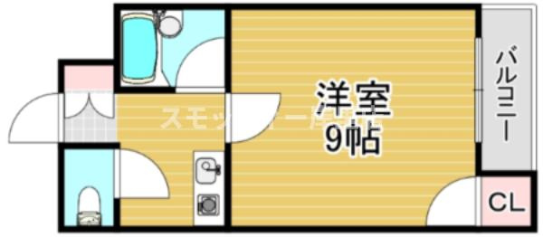コスモレジデンス住之江の間取り