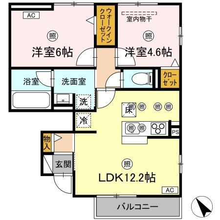 ラ・グランシューズの間取り