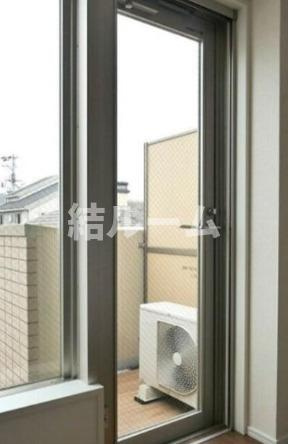 練馬区南田中４丁目の賃貸マンションのバルコニー|別号室参考写真