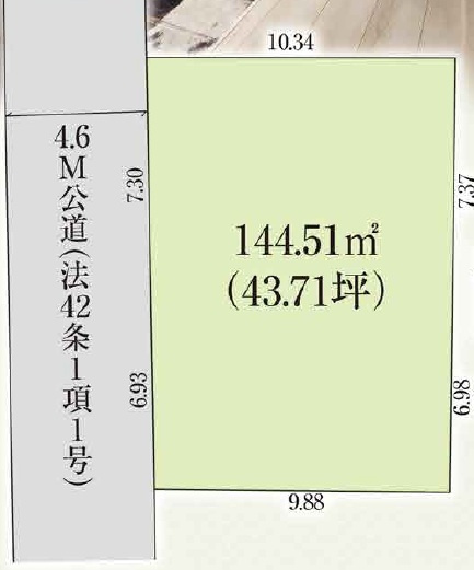 ◆柏原市国分市場　第6期　売土地の土地図
