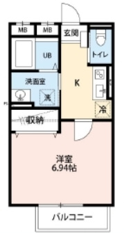 センチュリーＭ´ｓの間取り|間取りです。