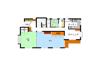 【間取り】 | 西日暮里4丁目戸建 | 一階の間取り図です