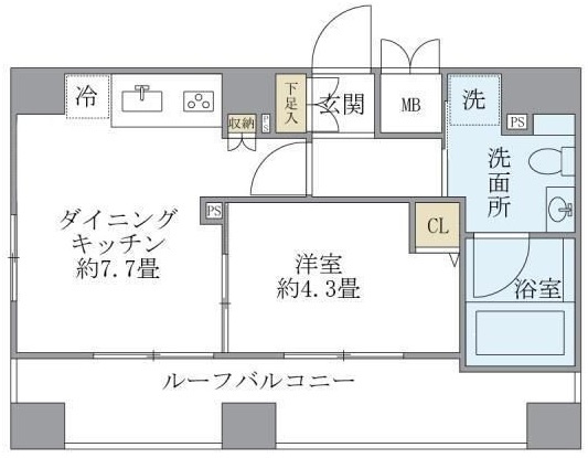 Ｐｒｅｍｉｅｒ秋葉原イーストの間取り|間取りです。