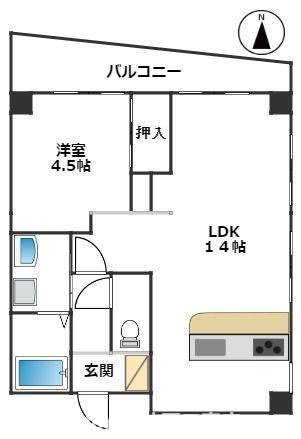 新井マンションの間取り