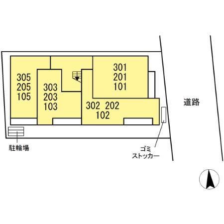 グリシーヌの区画図