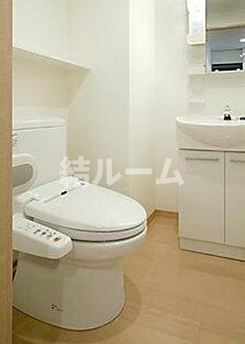 板橋区東坂下１丁目の賃貸マンションのトイレ|別号室参考写真