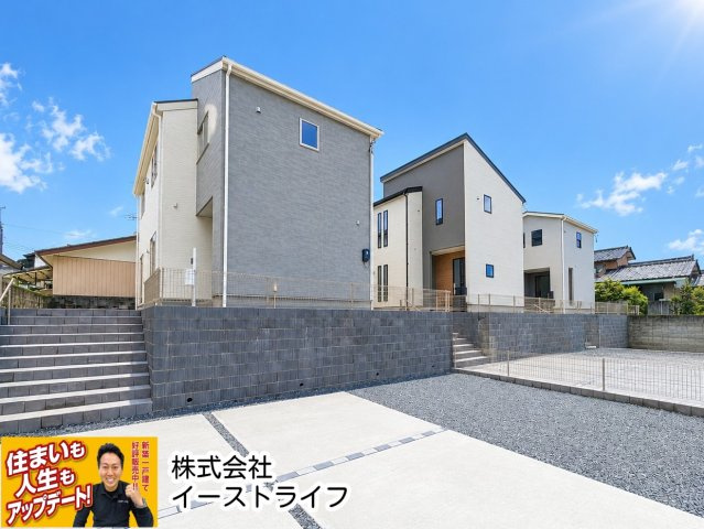 【新築戸建】　いわき市平中神谷第9　全2棟　長期優良住宅の外観|同社施工外観写真　